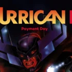 Comic cover with villain, title 'TURRICAN Payment Day'.