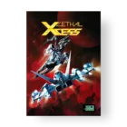 Lethal Xcess sci-fi poster with spaceship and creature.