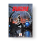 Cyberpunk adventure game Snatcher cover art.
